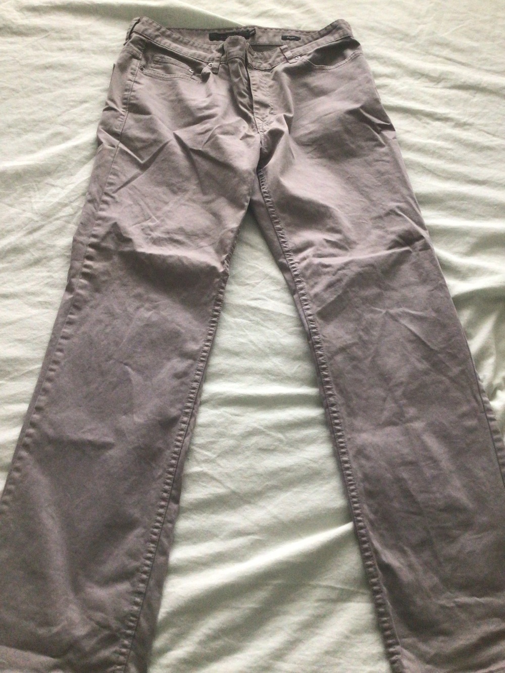 Calvin Klein Straight Leg Grey Jeans Size 34 x 32 (Fit 34 x 31)